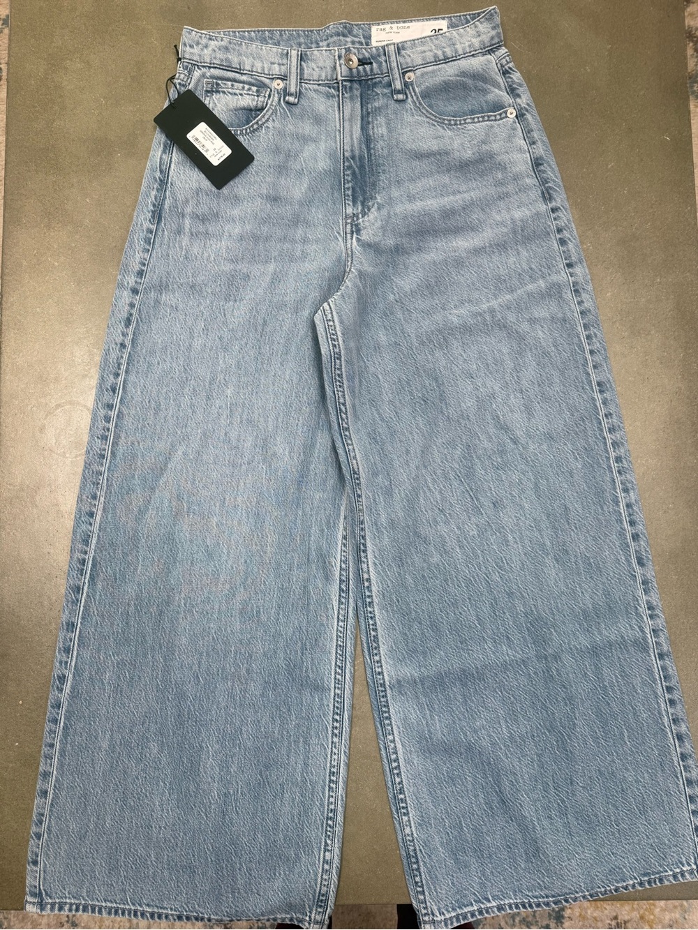 rag & bone Light Wash Ankle Crop Jeans - Picture 3 of 4